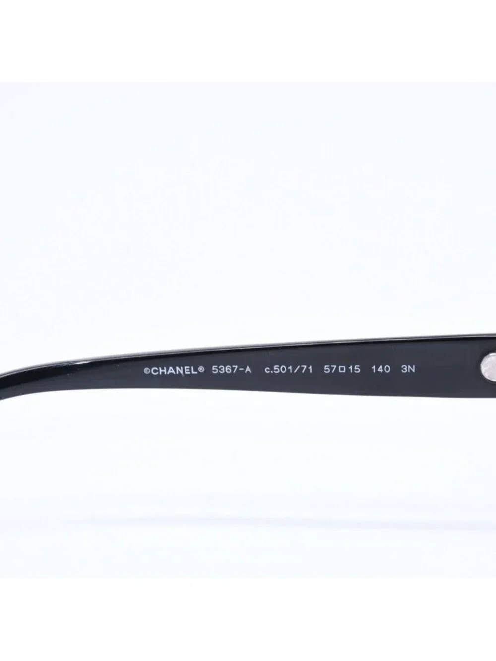 Chanel Sunglasses Eyewear CC Logo Black Hexagon Frame